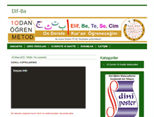 Tablet Screenshot of elif-ba.org